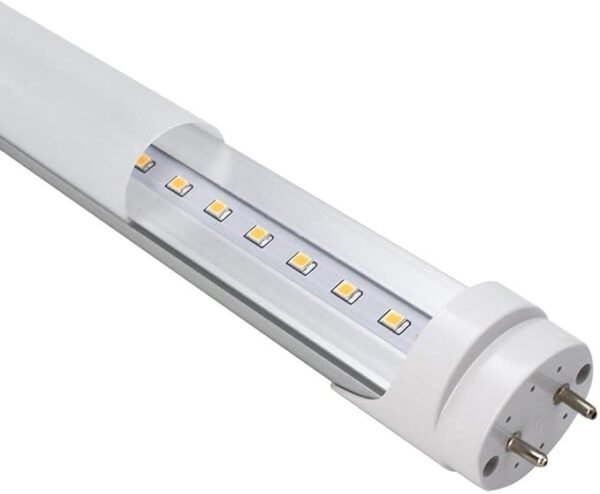 LightingWill LED T8 Light Tube 2FT, Warm White 3000K-3500K, Dual-End Powered Ballast Bypass, 1000Lumens 10W (24W Fluorescent Equivalent), Frosted Cover, AC85-265V Lighting Tube Fixtures, 4 Pack… - Image 4