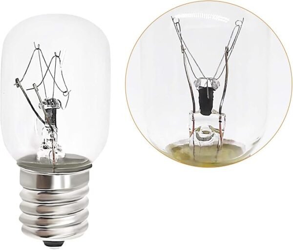 AMI PARTS 8206232A Bulb 40w 125v Microwave Oven Light -Under Hood Microwave Bulb- E17 Fit for Whirlpool Microwave Light Bulb - Image 4