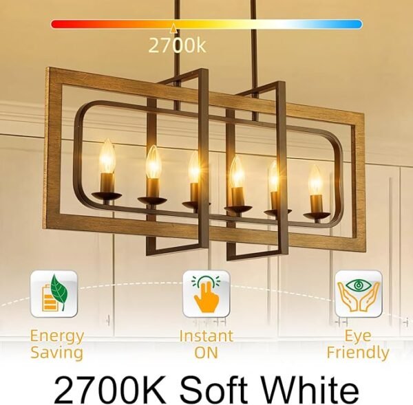 E12 Candelabra Bulb 40 watt Equivalent, E12 LED Bulb Dimmable Chandelier Light Bulbs, B10 Candle Light Bulbs 2700K Soft White, 90+CRI, 400LM, Cear Glass, 12 Pack - Image 3