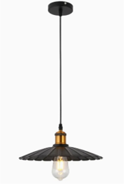 Vintage Industrial Nostalgic Iron Art Single-Head Restaurant Small Chandeliers