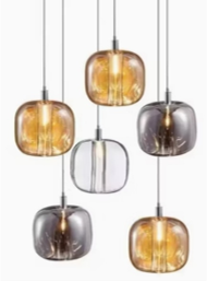 Nordic Style Electroplated Chandelier for Living and Dining Rooms